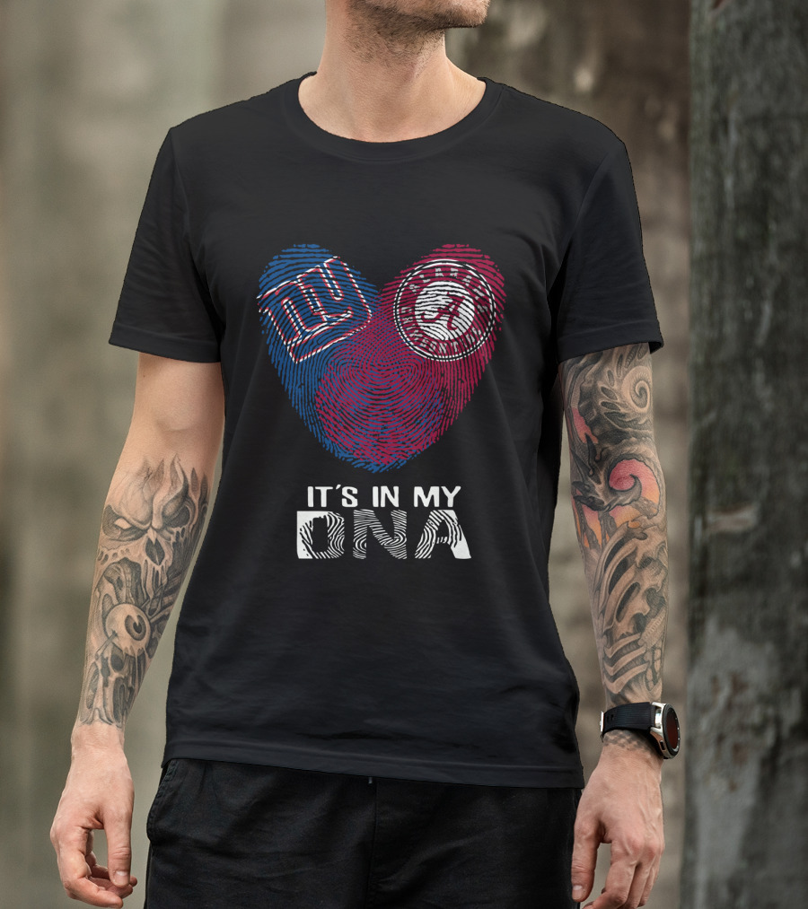 Giants Alabama Crimson Tide It's In My DNA T-Shirt