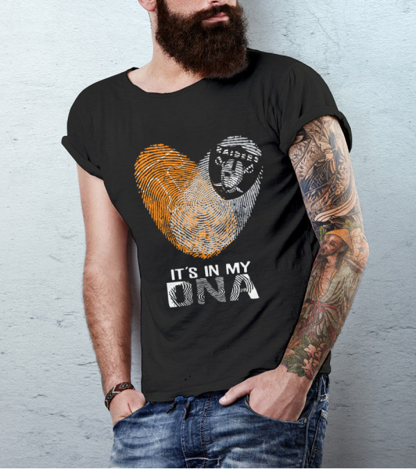 Raiders It's In My DNA Fingerprint Heart T-Shirt