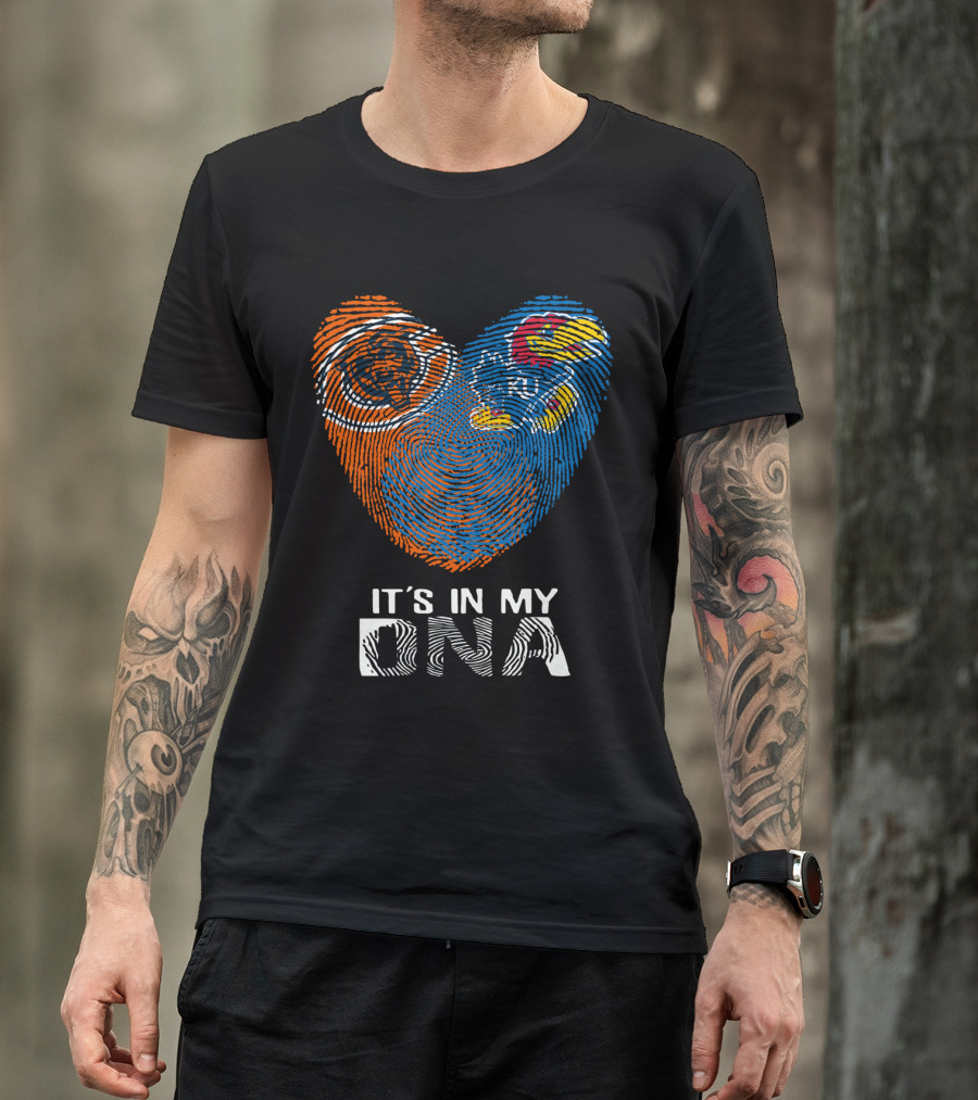 Bears KU Jayhawks It's In My DNA T-Shirt