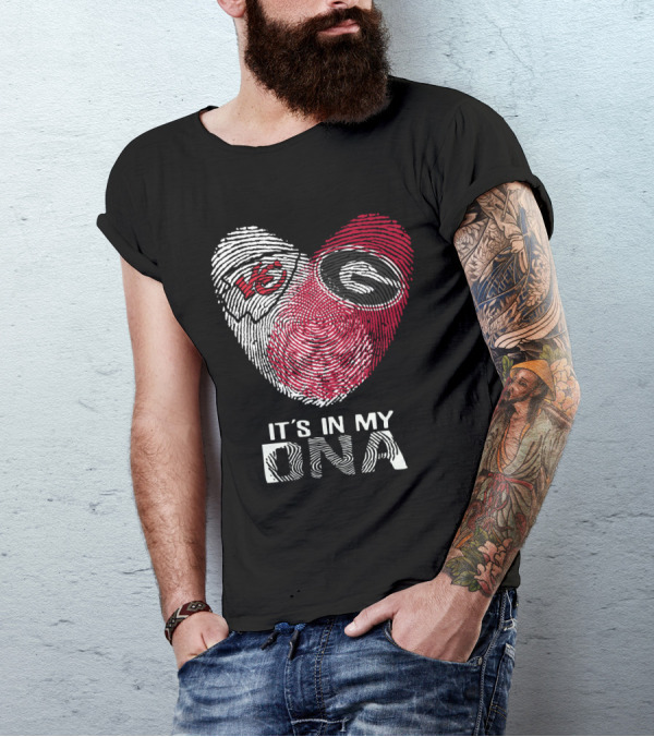Kansas City Chiefs Georgia Bulldogs It's In My DNA T-Shirt