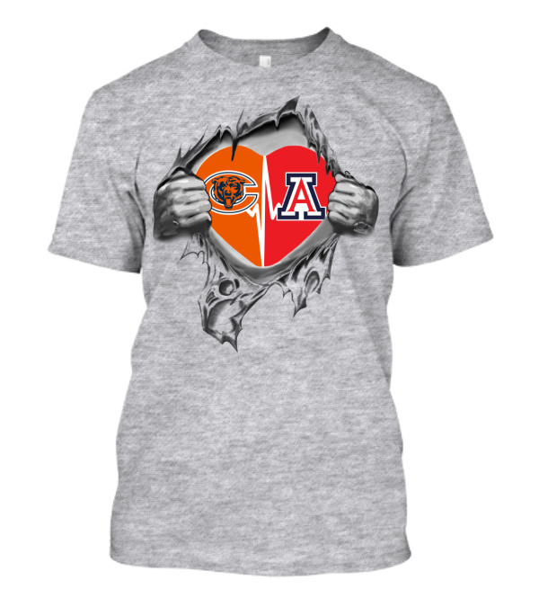 Bears Arizona It's In My Heart With Split T-Shirt
