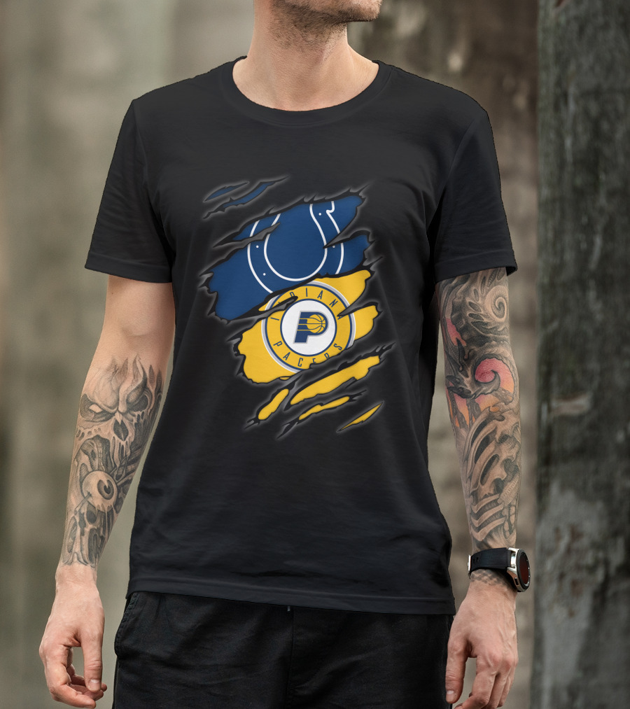 Indianapolis Colts Indiana Pacers Rip T-Shirt