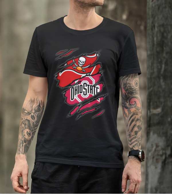 Buccaneers Skull Flag Ohio State T-Shirt