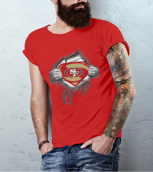 49ers SF Logo Superman T-Shirt