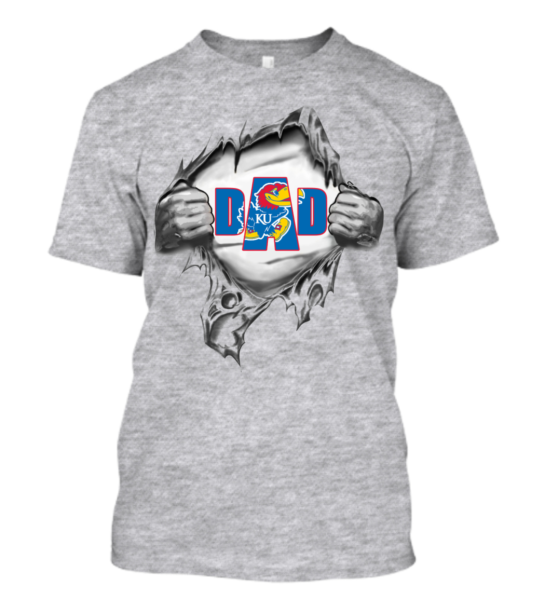 Kansas Jayhawks Ku Dad T-Shirt