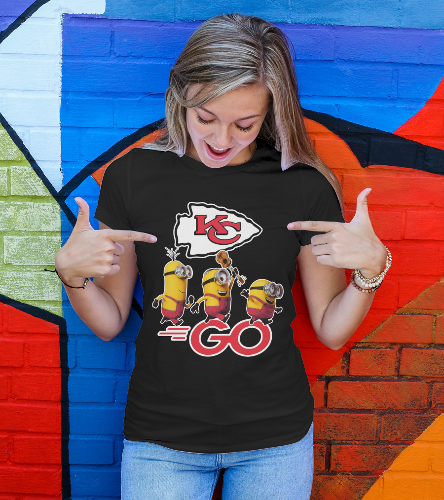 Kansas City Chiefs Minions Go T-Shirt