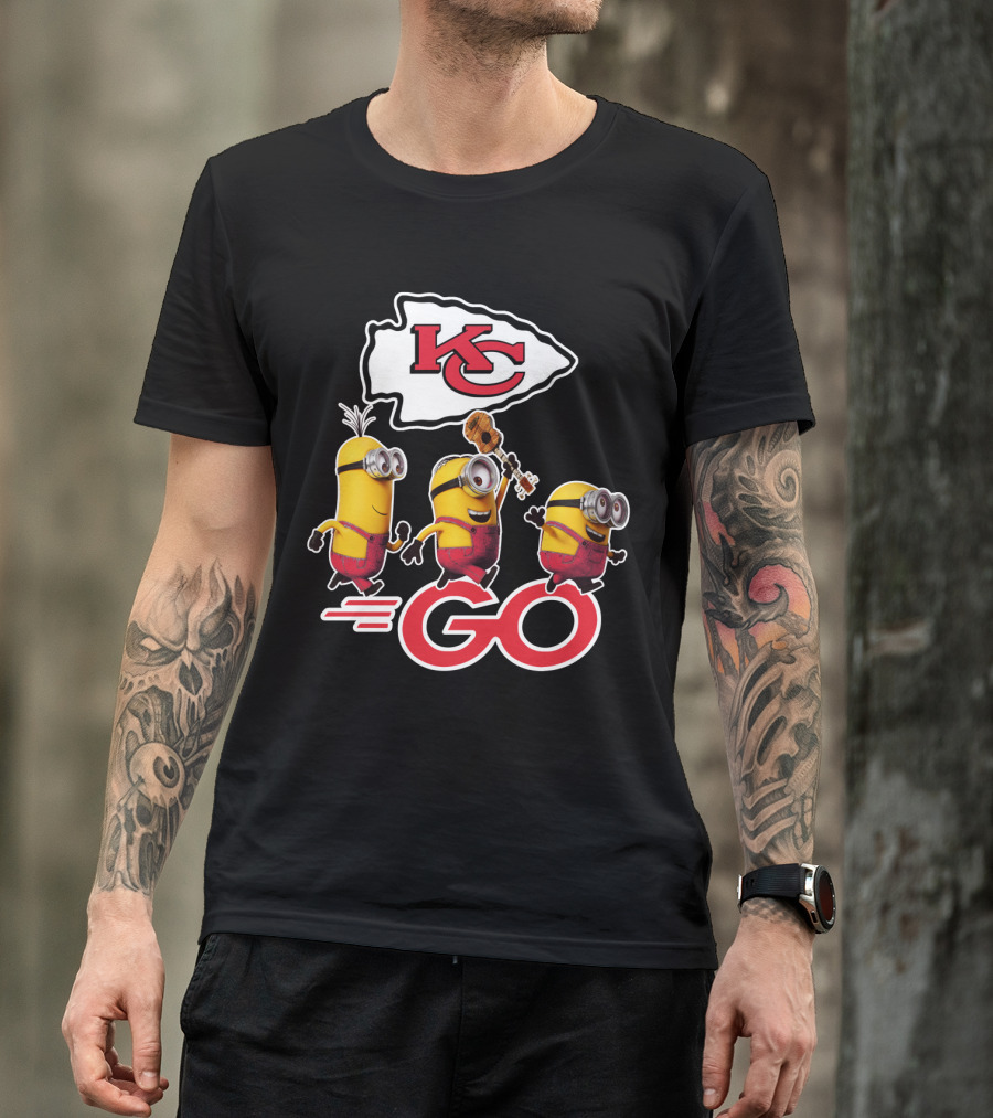 Kansas City Chiefs Minions Go T-Shirt