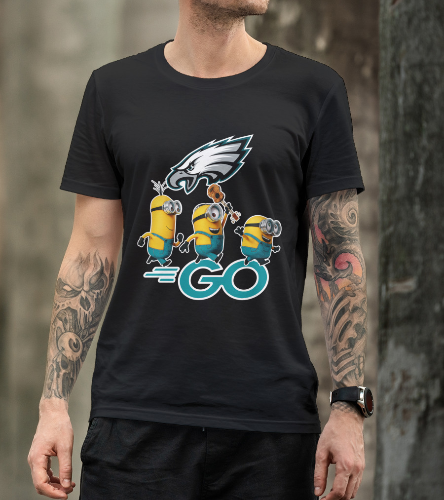 Minions Go Philadelphia Eagles T-Shirt