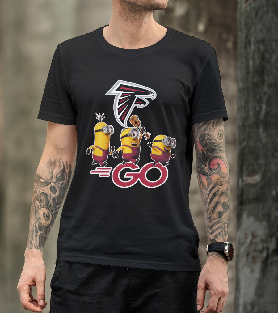 Falcons Logo Minions Go T-Shirt