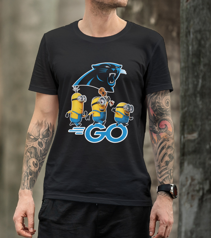 Panthers Go Minions NFL Fan Team Spirit T-Shirt