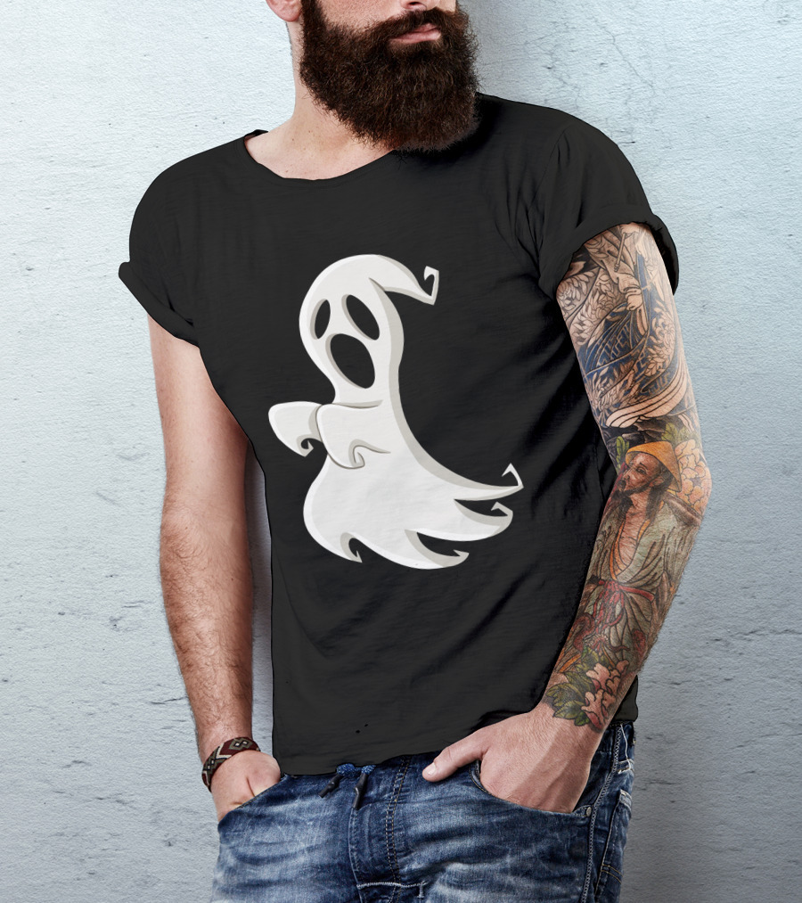 Halloween Party Funny Drinking Let's Get Sheet Faced Ghost T-Shirt