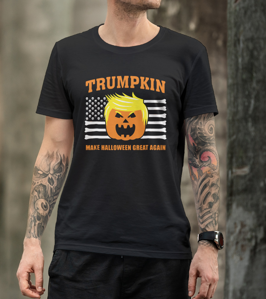 Trumpkin Make Halloween Great Again Pumpkin T-Shirt