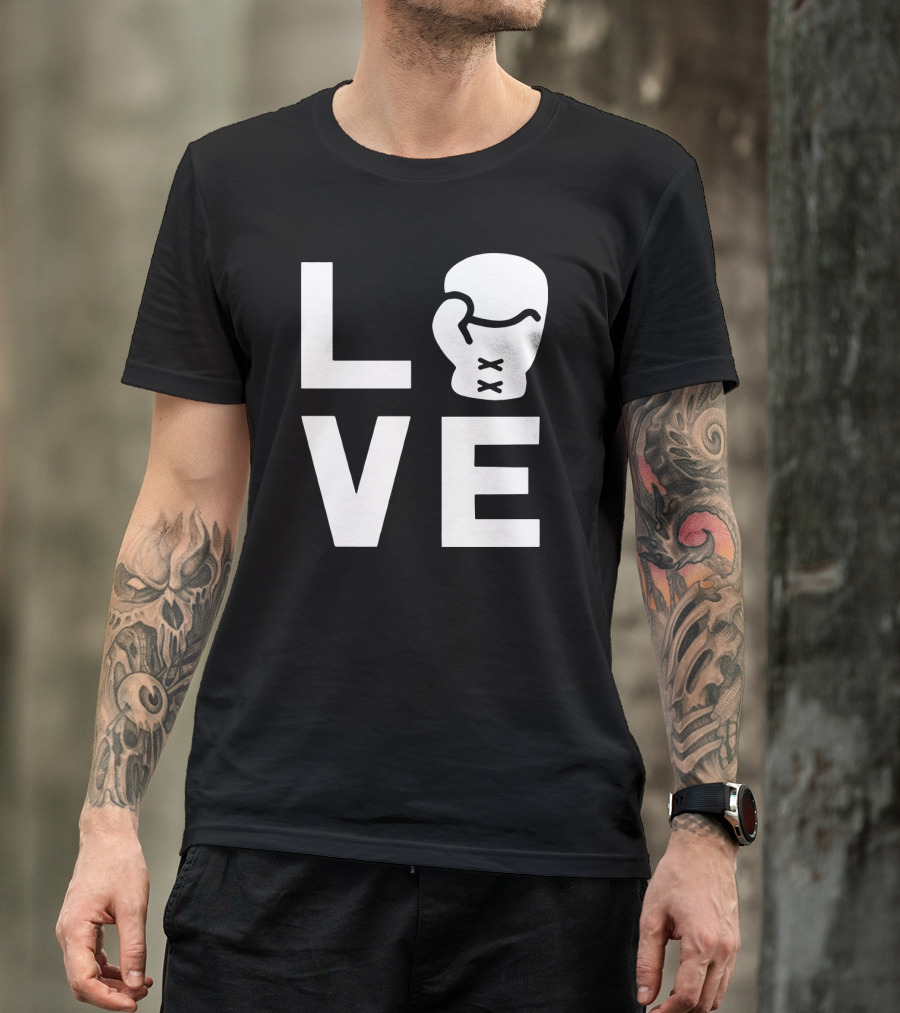 Love Boxing Glove Cool Boxer Iconic Sports T-Shirt
