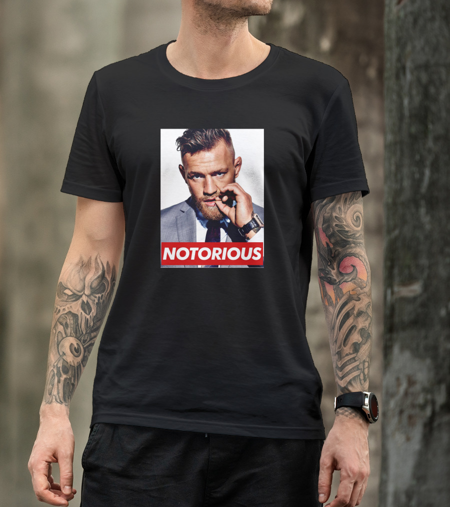 Notorious Conor Mcgregor Iconic Style Suited T-Shirt