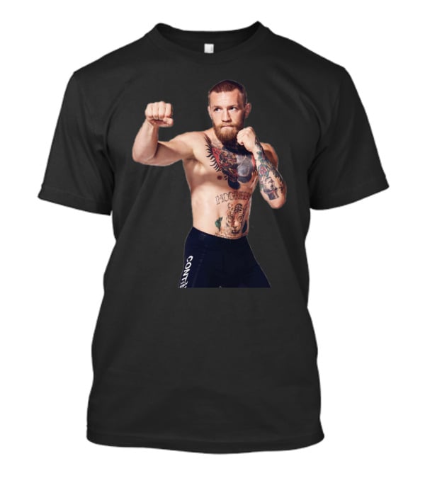 Conor McGregor UFC 189 Fighter Pose With Tattoos T-Shirt