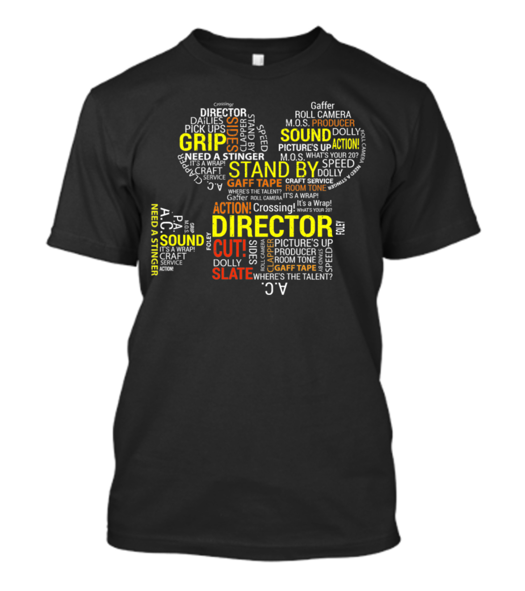 Director Cut Stand By Sound Grip Action Stinger Slate Engineer T-Shirt