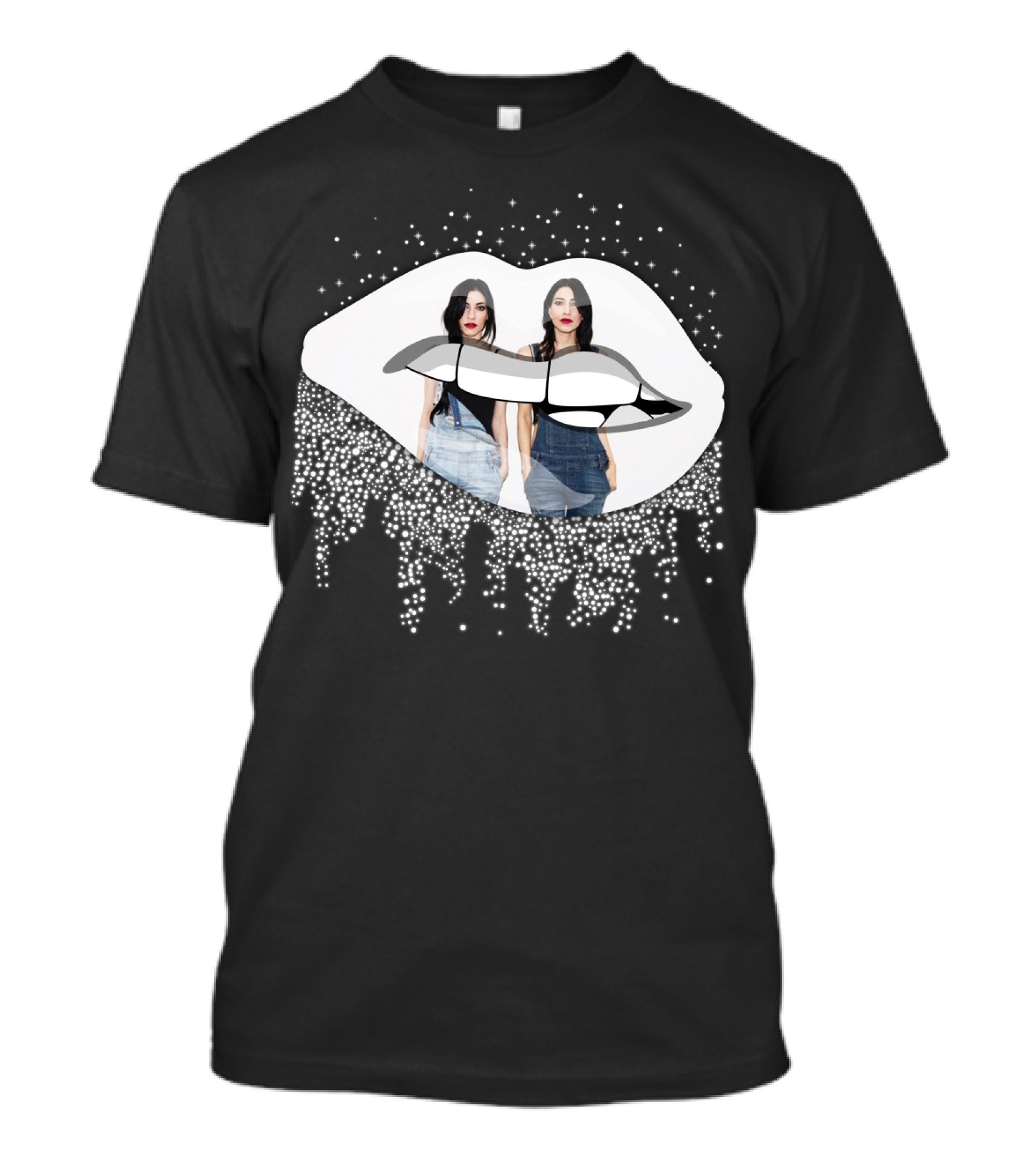 The Veronicas Sparkling Lips And Twins T-Shirt