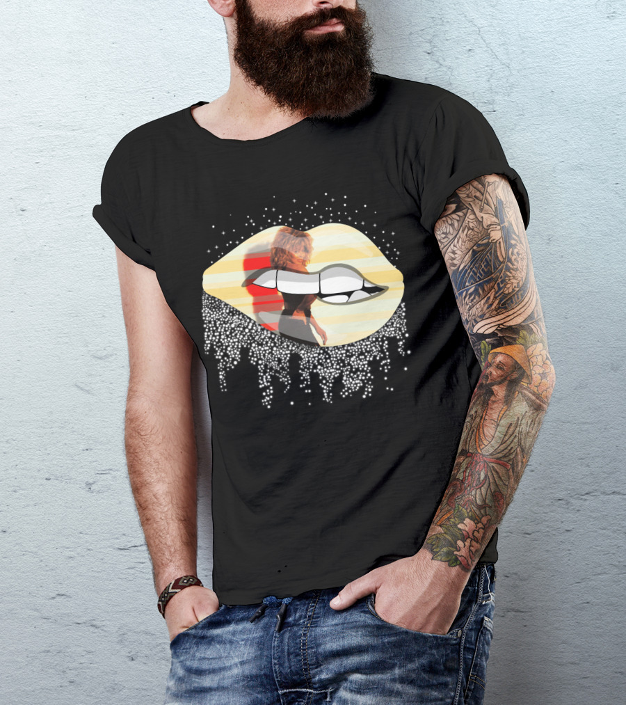 Tina Turner Lips Iconic Performance T-Shirt