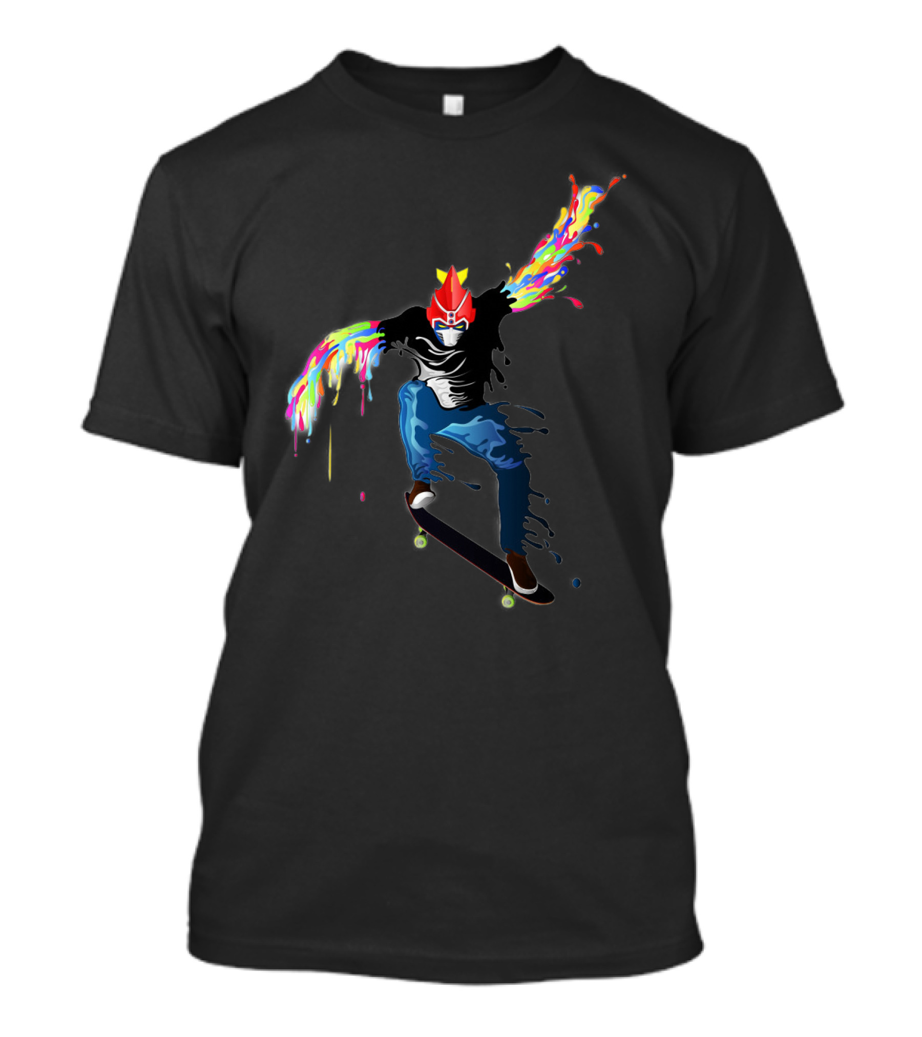 Voltes V Skater Color Splash Jump T-Shirt