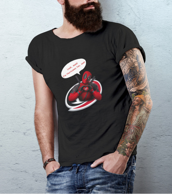 Carolina Hurricanes Look Mom I'm Hurricanes Fan Now T-Shirt