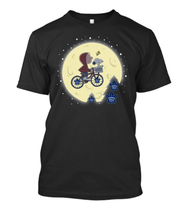Toronto Maple Leafs Snoopy Halloween Moon Peanuts Mashup T-Shirt