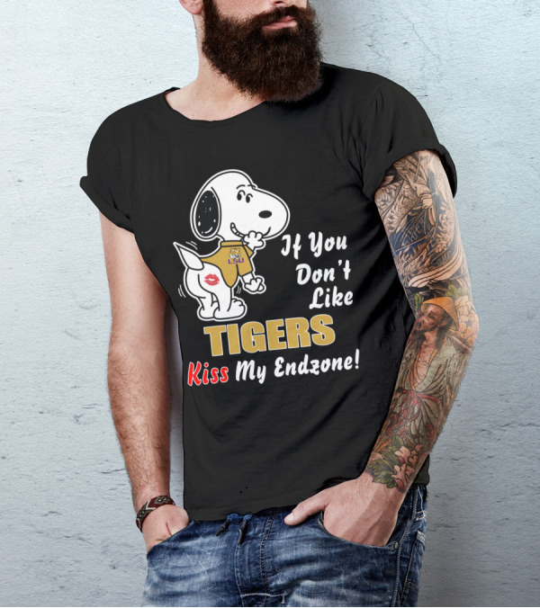 LSU Tigers If You Don't Like Kiss My Endzone Football T-Shirt