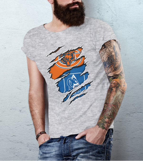 Chicago Bears Duke Blue Devils T-Shirt