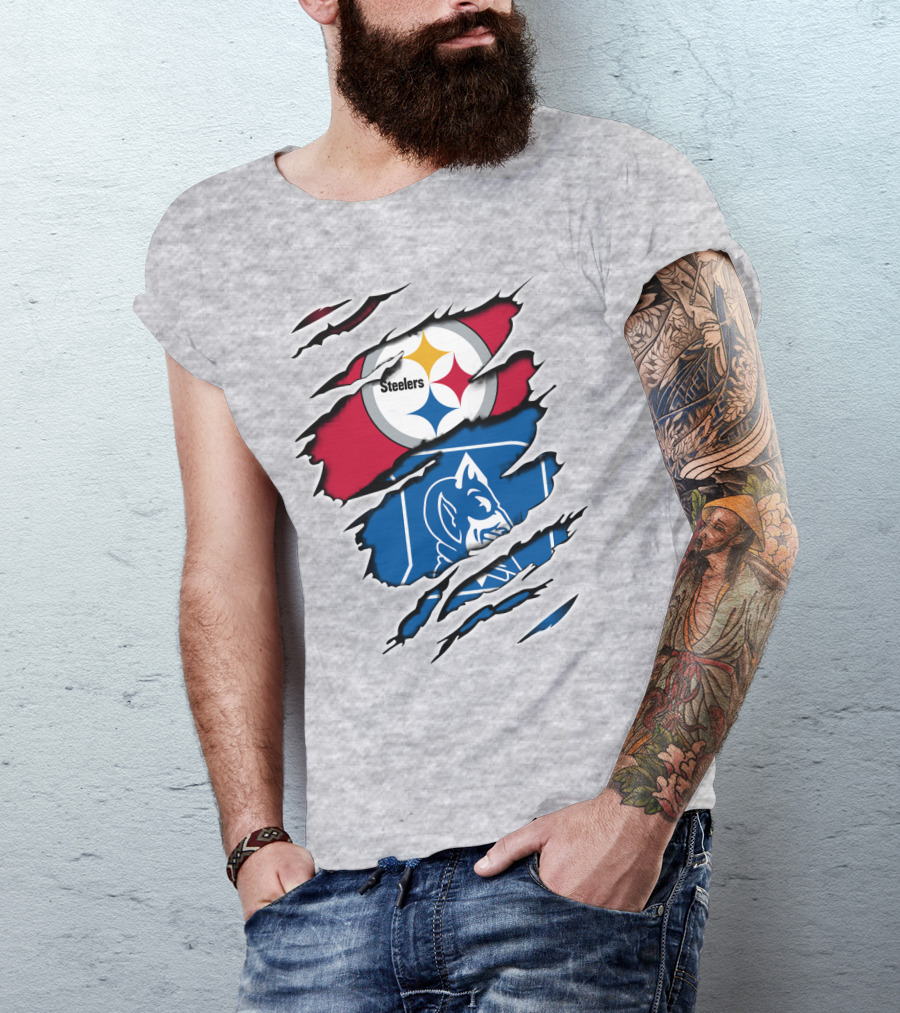 Steelers Duke Logo Fusion T-Shirt