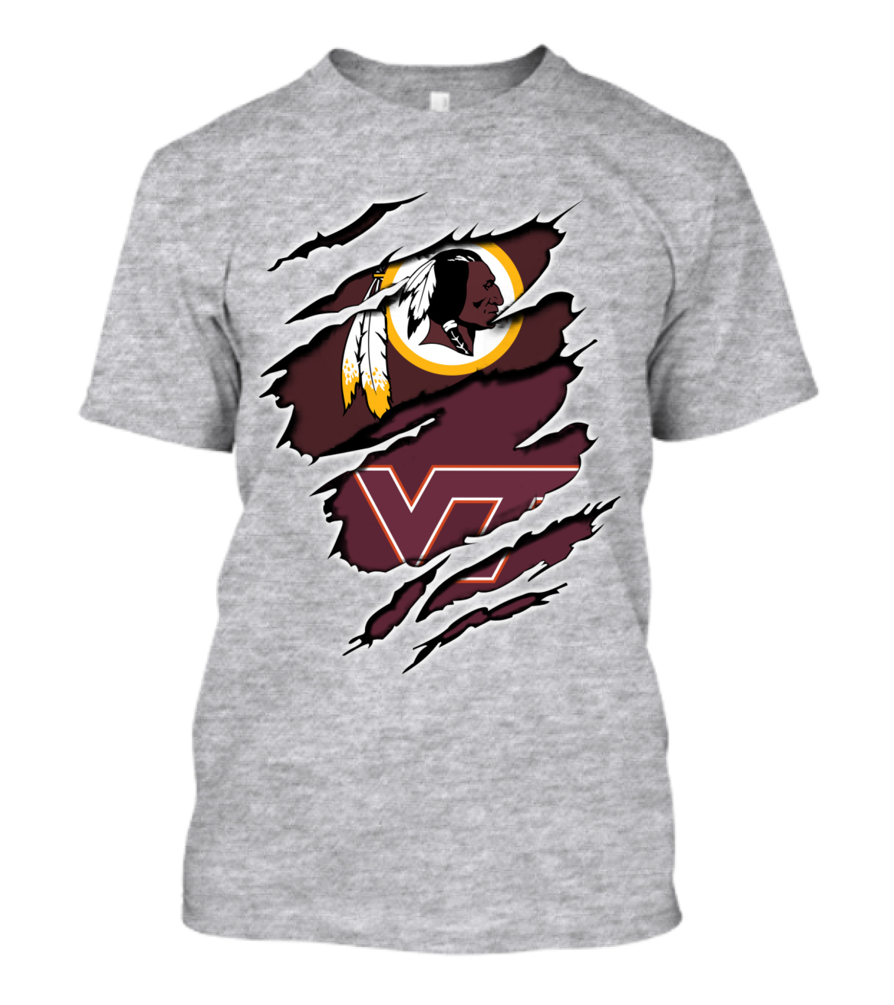 Redskins Hokiers Redskins Hokies Vt T-Shirt