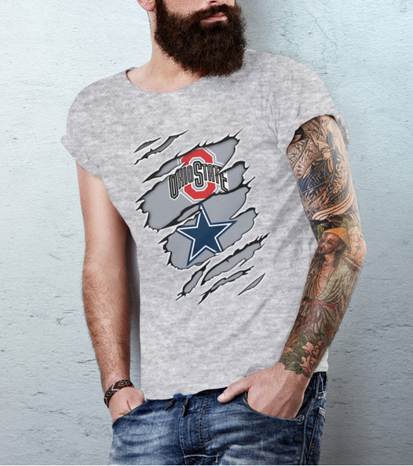 Ohio State Cowboys Dallas Star Burst T-Shirt