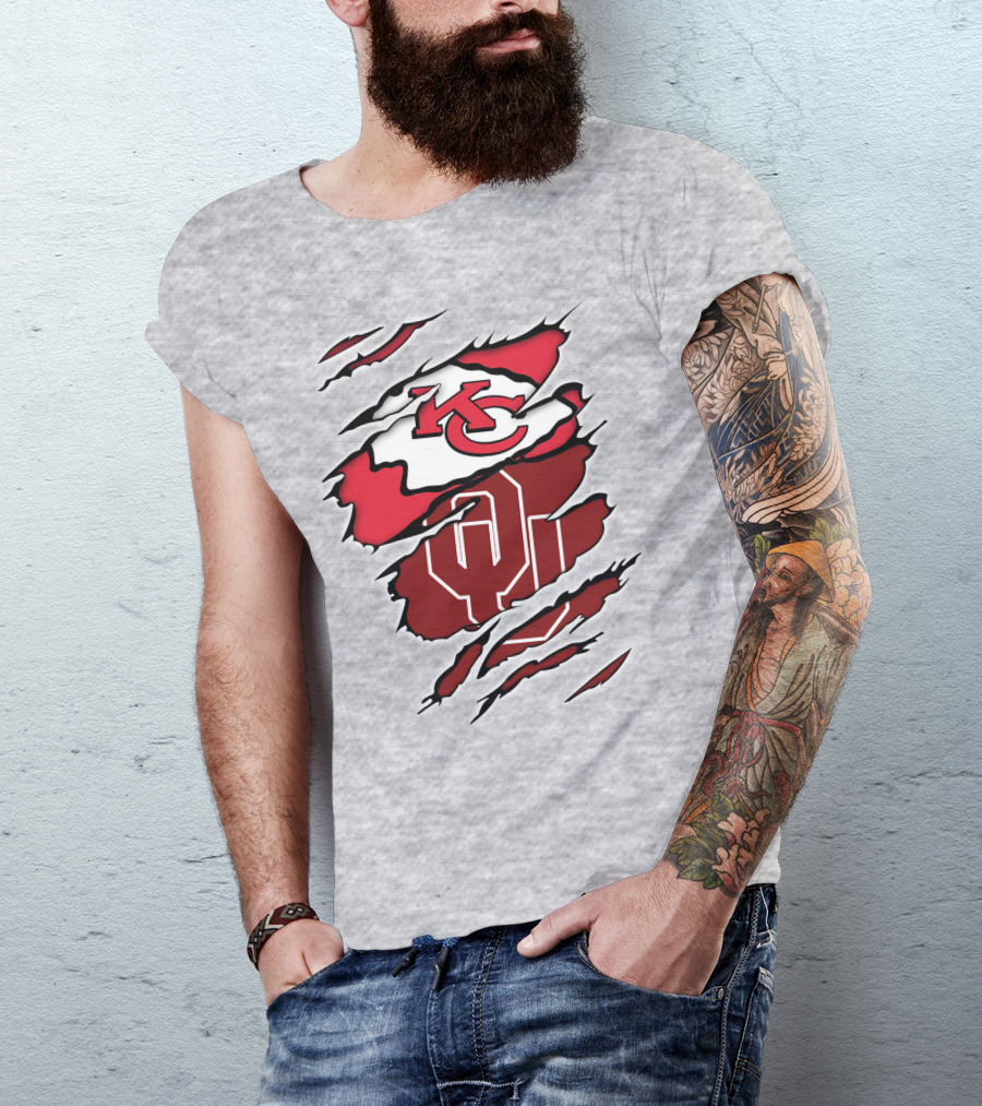 KC Chiefs Oklahoma Sooners T-Shirt