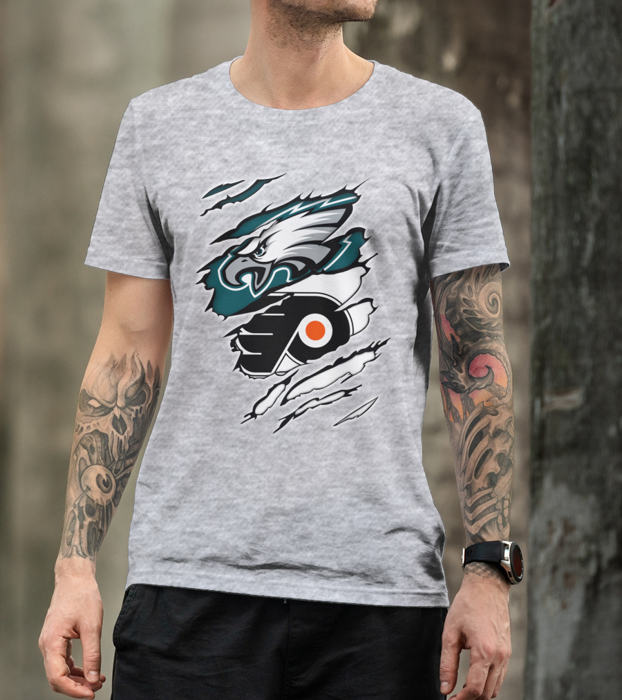 Philadelphia Eagles Flyers Team Fusion T-Shirt