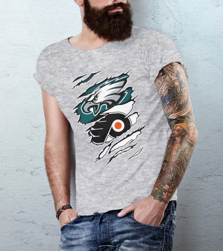 Philadelphia Eagles Flyers Team Fusion T-Shirt
