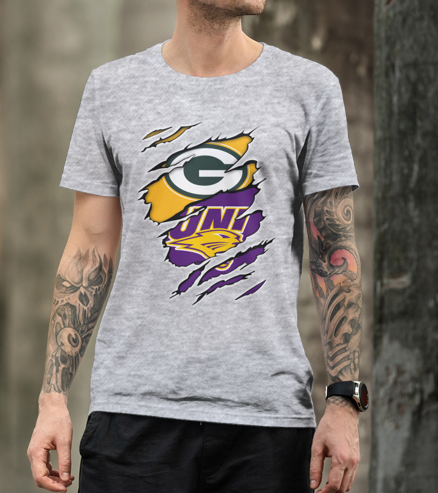 Packers UNI Logo Torn T-Shirt