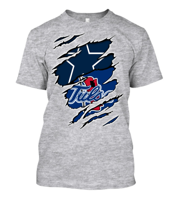 Tulsa Cowboys Dallas Star Rip T-Shirt