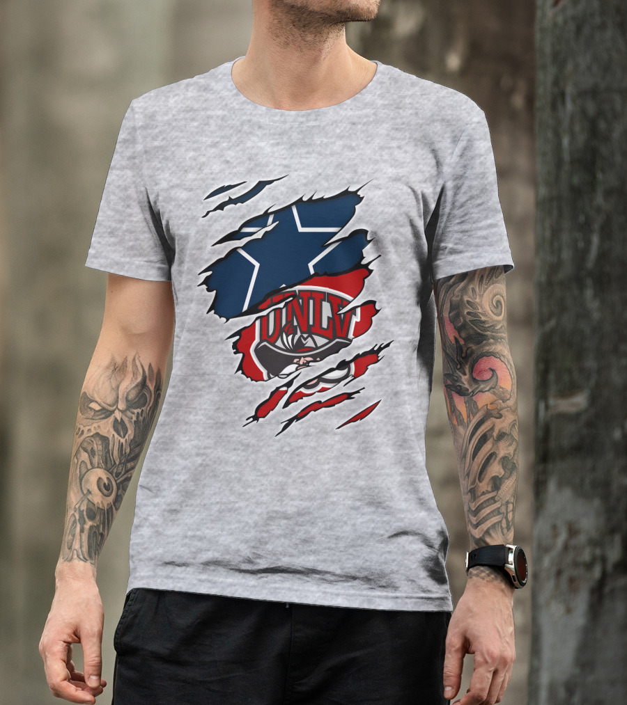 Cowboys Unlv Rebels Star T-Shirt