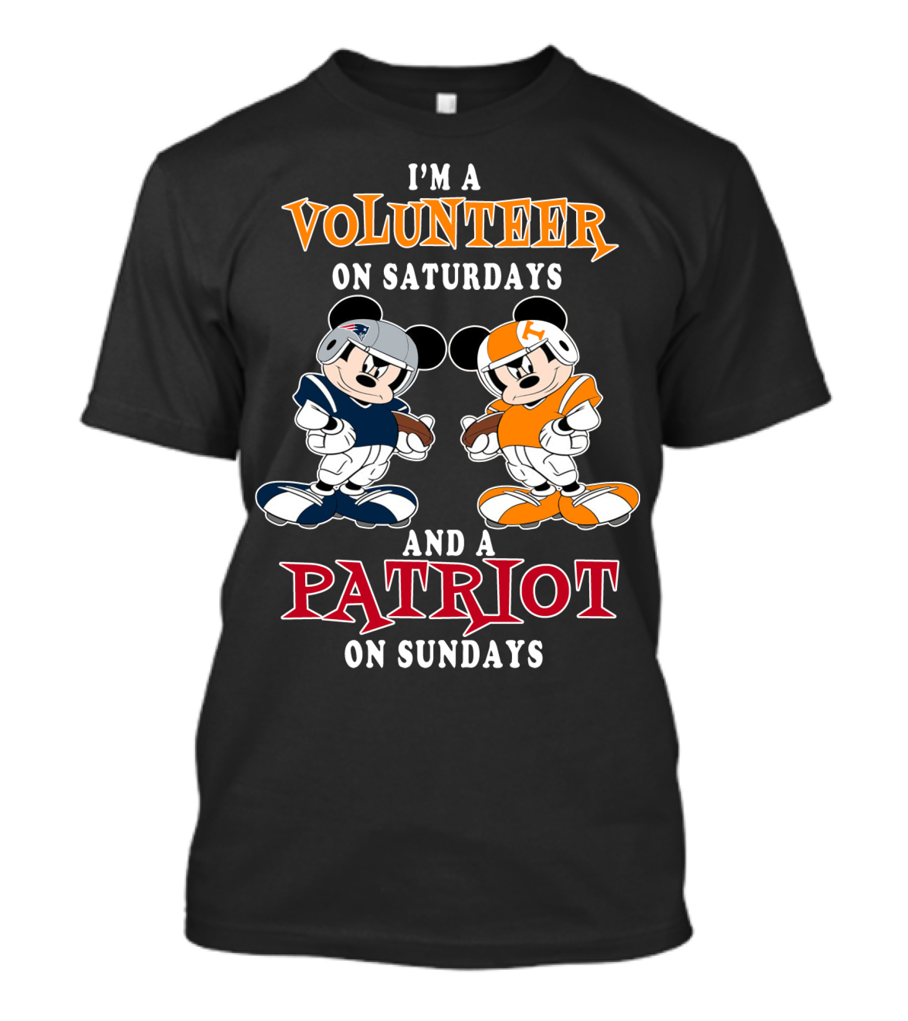I'm A Volunteer On Saturdays And A Patriot On Sundays T-Shirt
