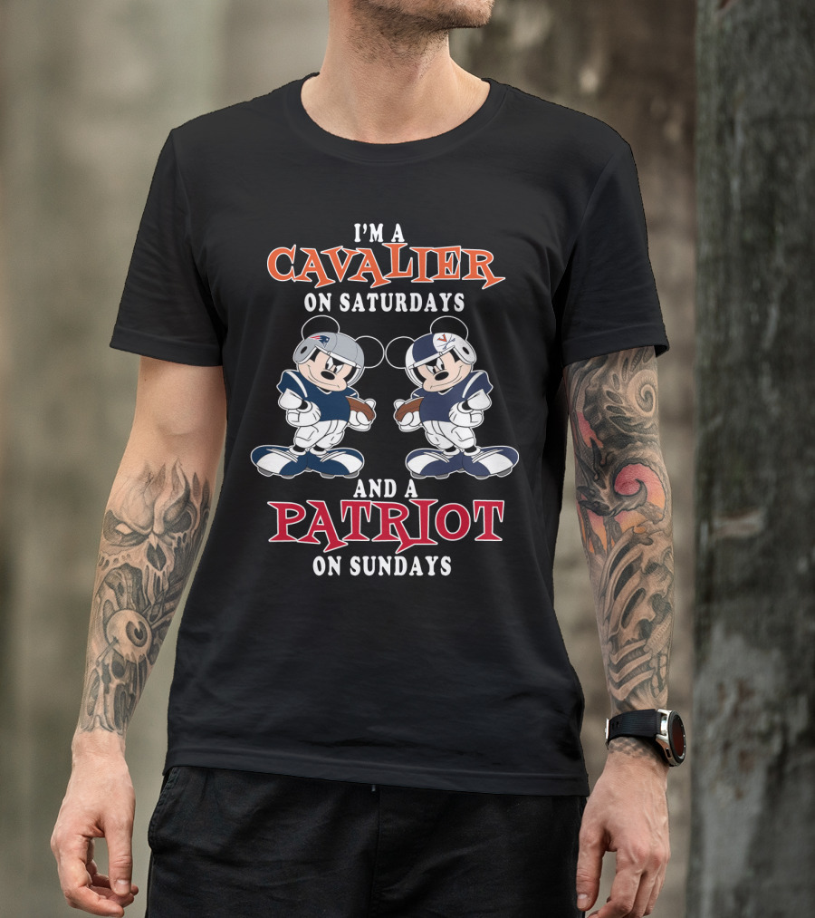 I'm A Cavalier On Saturdays And A Patriot On Sundays T-Shirt