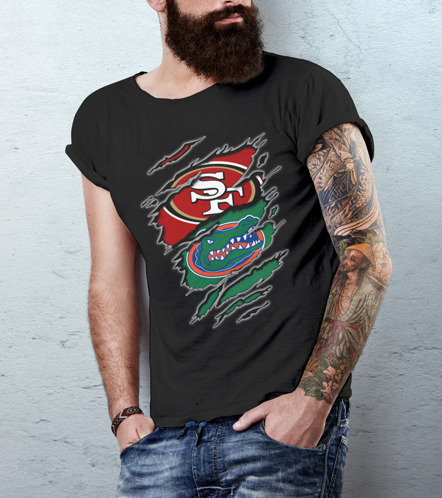 49ers Sf Florida Gators Ripped T-Shirt