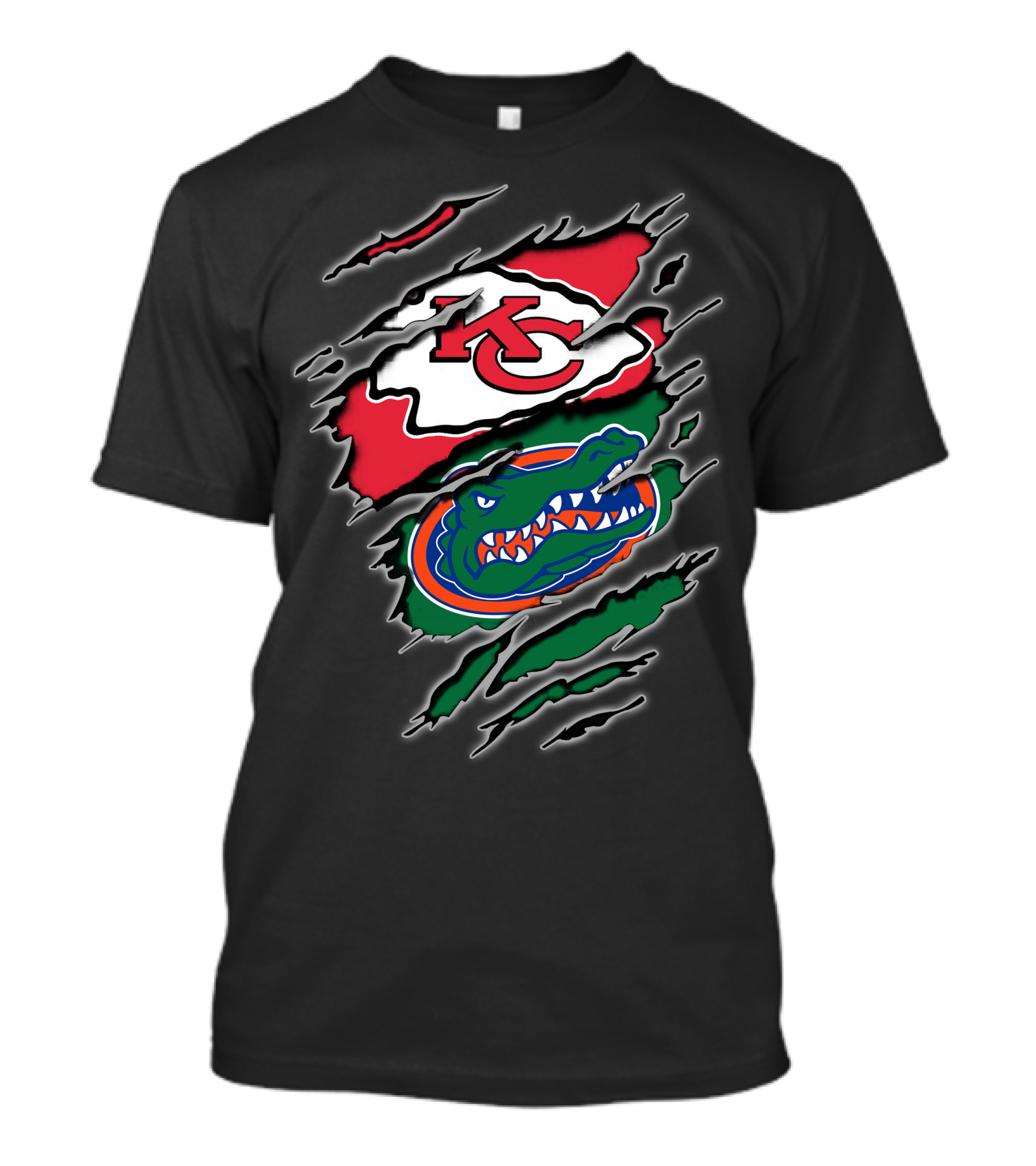 Kansas City Chiefs Florida Gators Integration T-Shirt