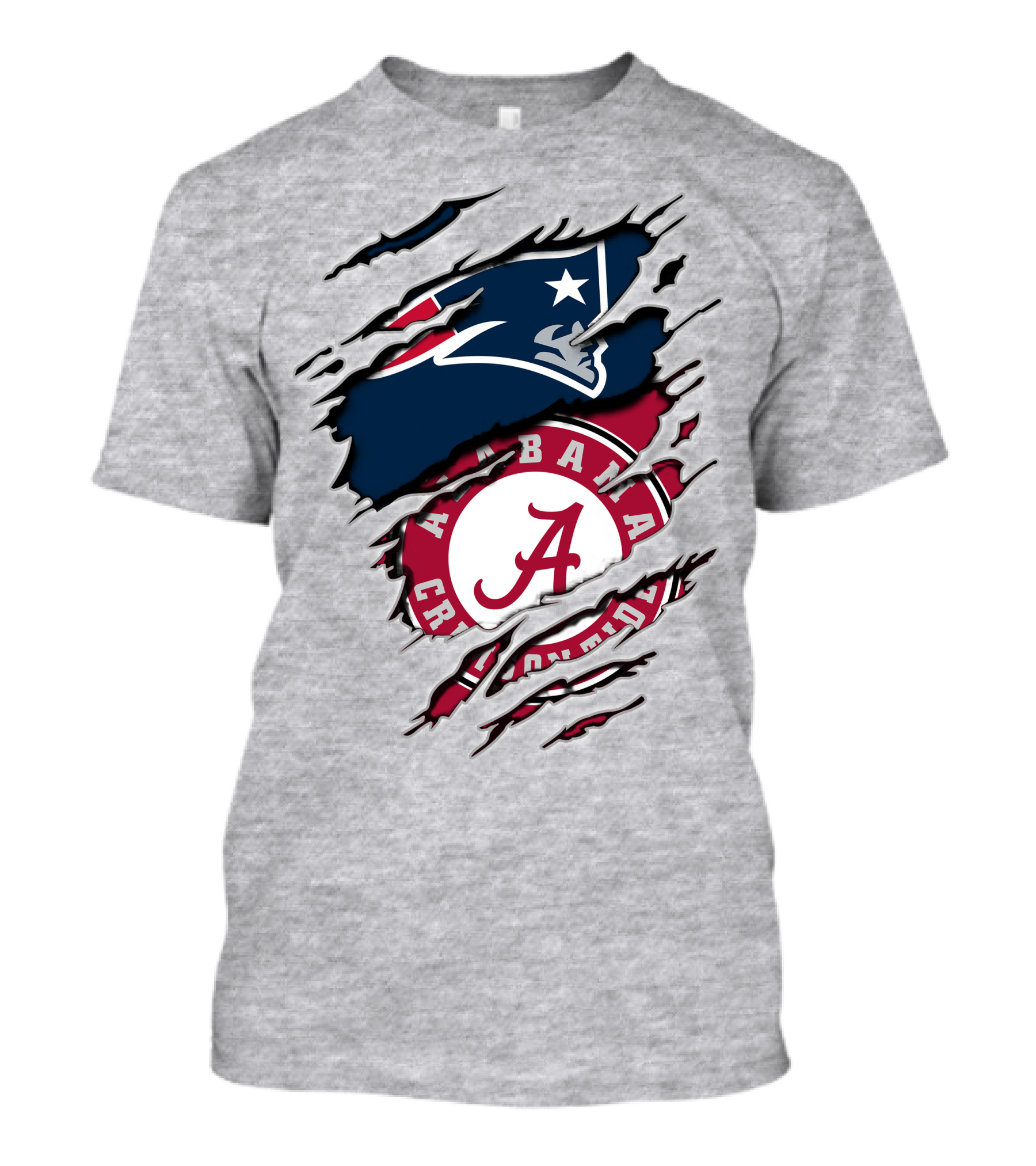 Alabama Crimson Tide New England Patriots Mashup T-Shirt