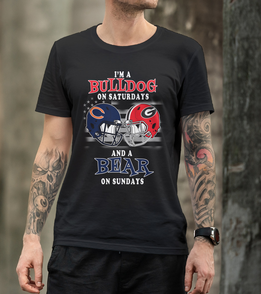 I'm A Bulldog On Saturdays And A Bear On Sundays T-Shirt