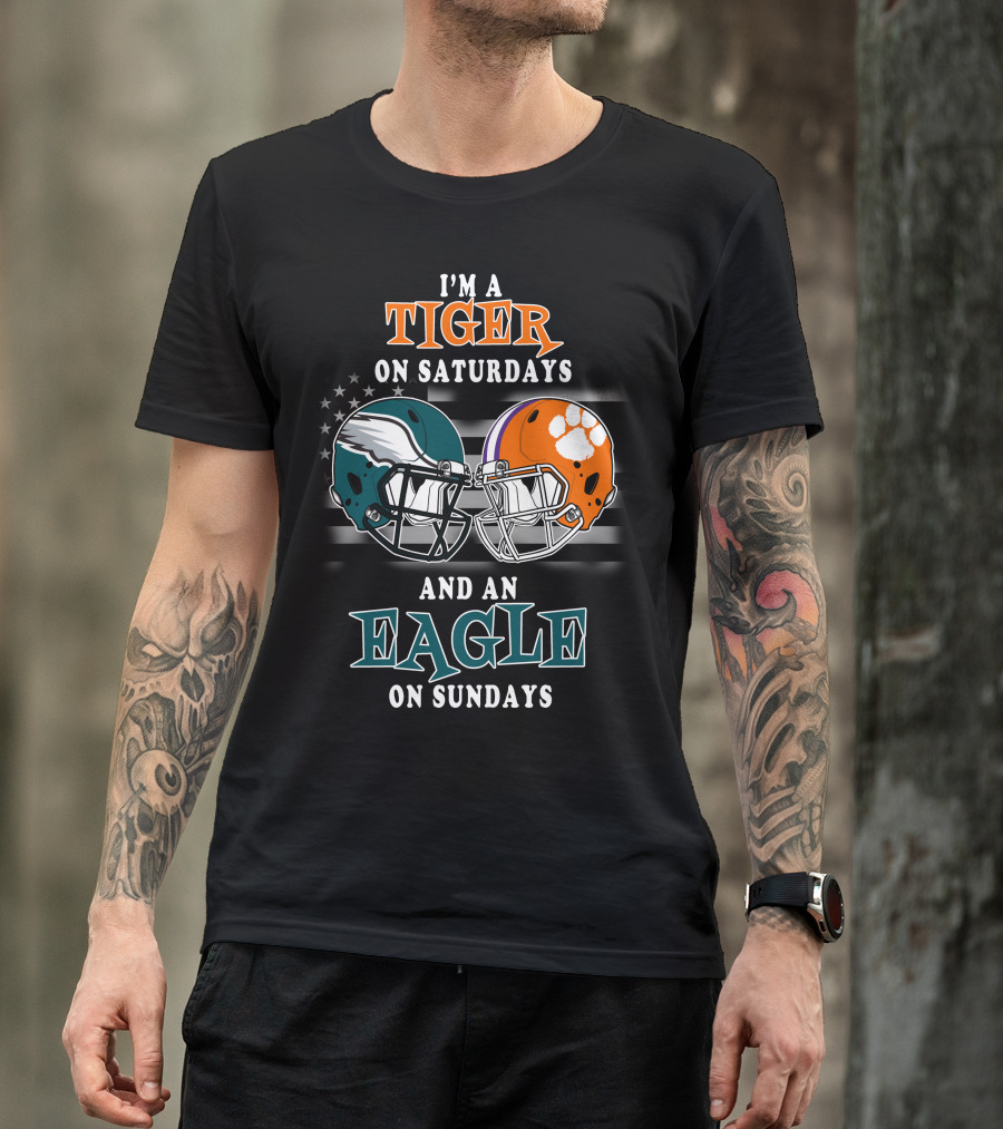 I'm A Tiger On Saturdays And An Eagle On Sundays T-Shirt