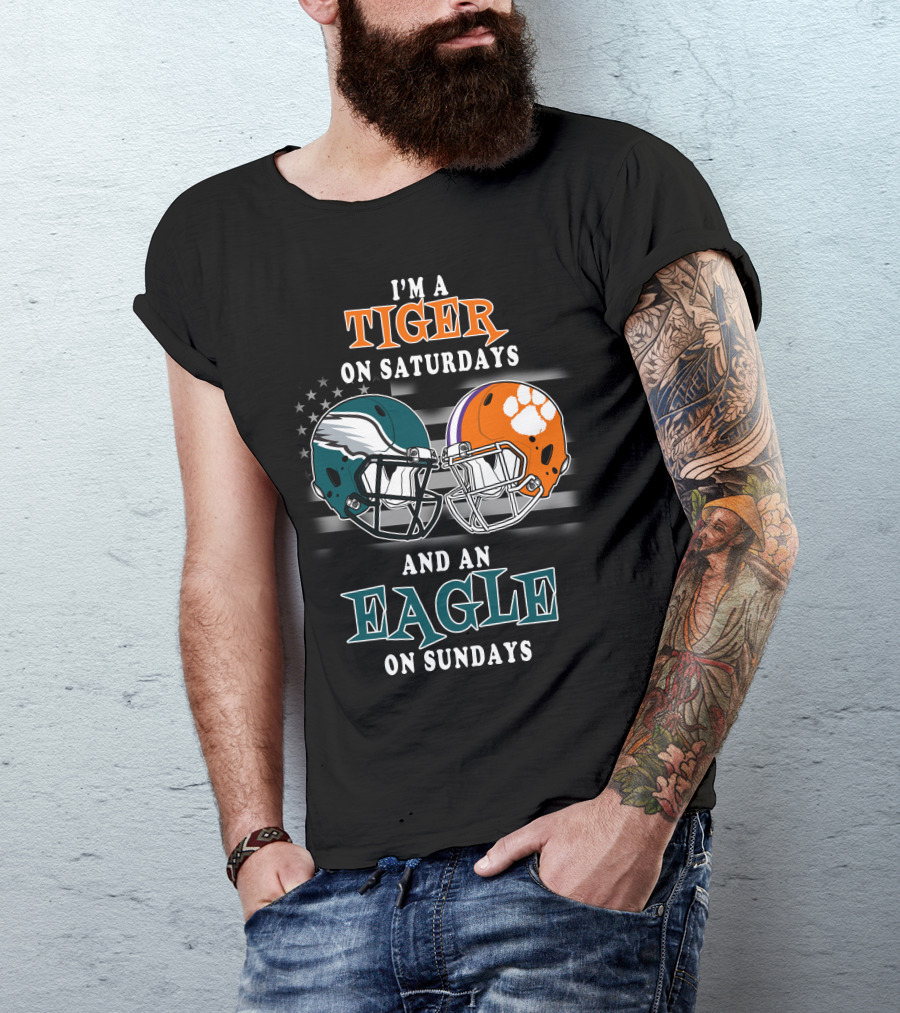 I'm A Tiger On Saturdays And An Eagle On Sundays T-Shirt