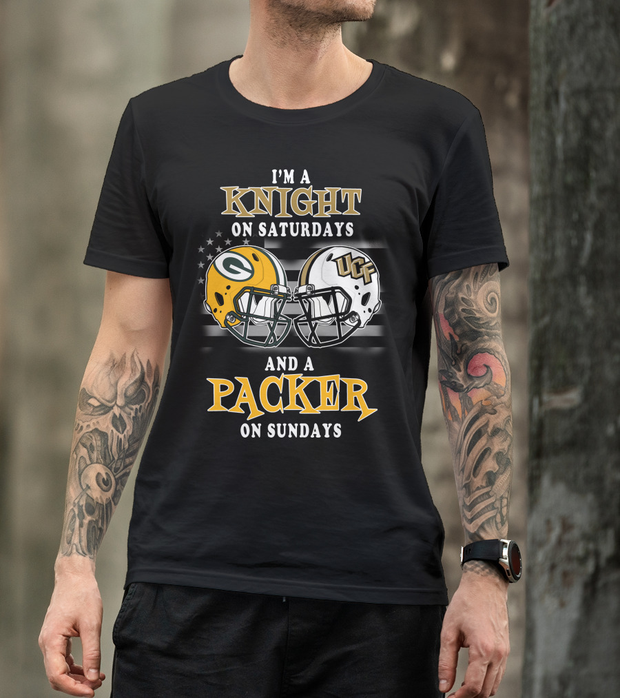 I'm A Knight On Saturdays And A Packer On Sundays T-Shirt