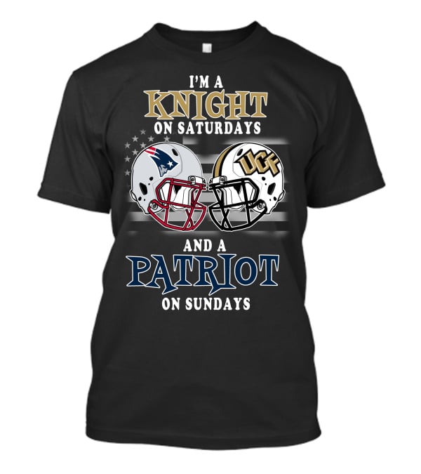 I'm A Knight On Saturdays And A Patriot On Sundays Ucf T-Shirt