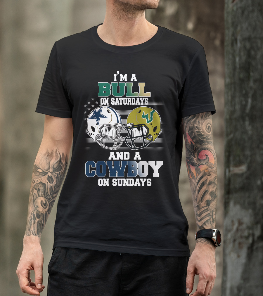 I'm A Bull On Saturdays And A Cowboy On Sundays T-Shirt