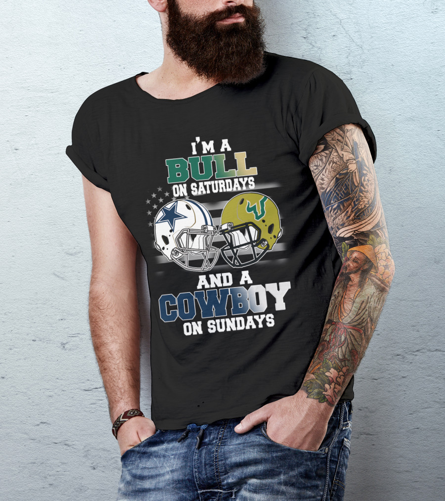 I'm A Bull On Saturdays And A Cowboy On Sundays T-Shirt