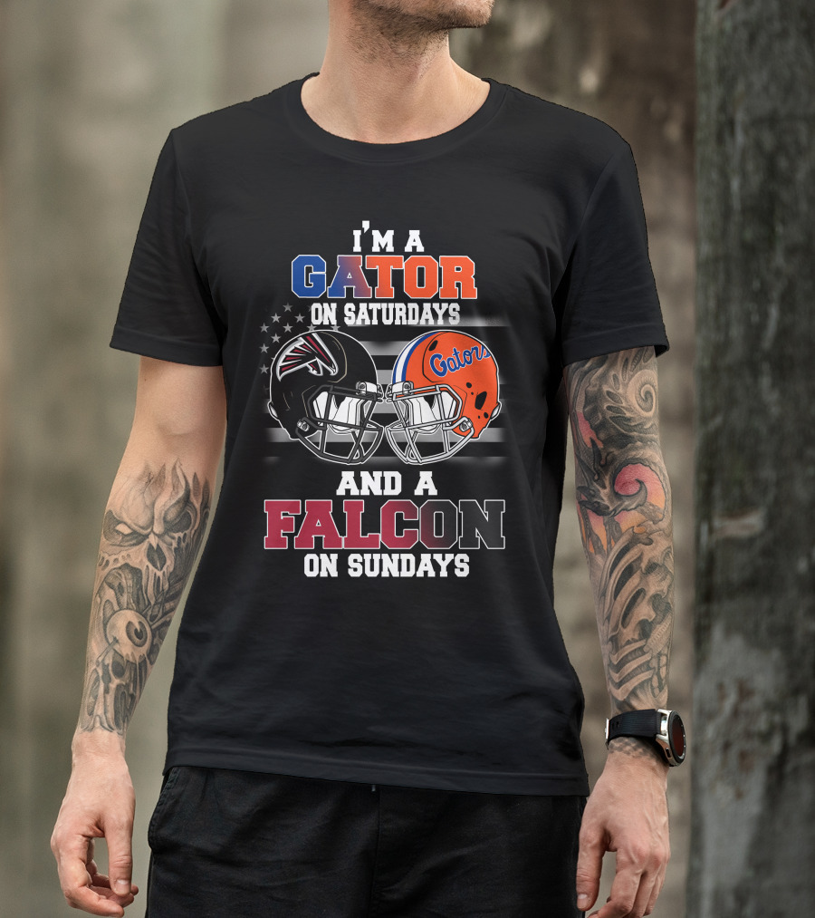 I'm A Gator On Saturdays And A Falcon On Sundays T-Shirt