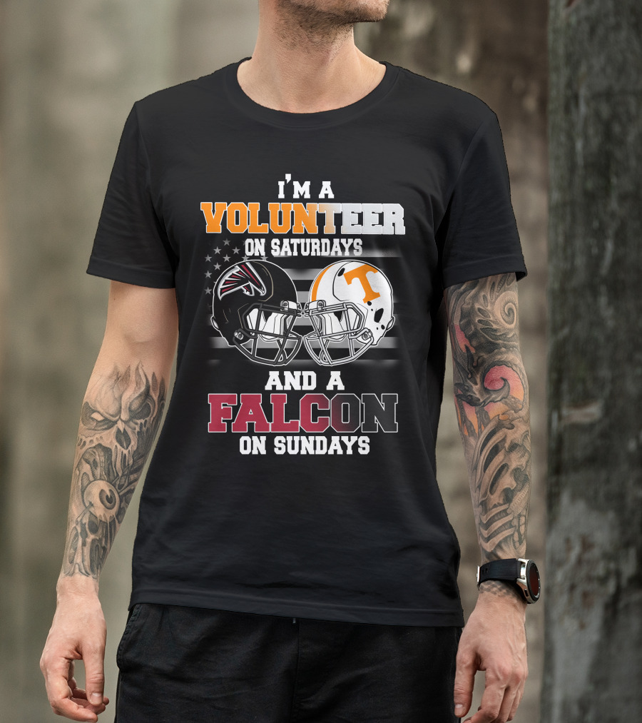 I'm A Volunteer On Saturdays And A Falcon On Sundays T-Shirt